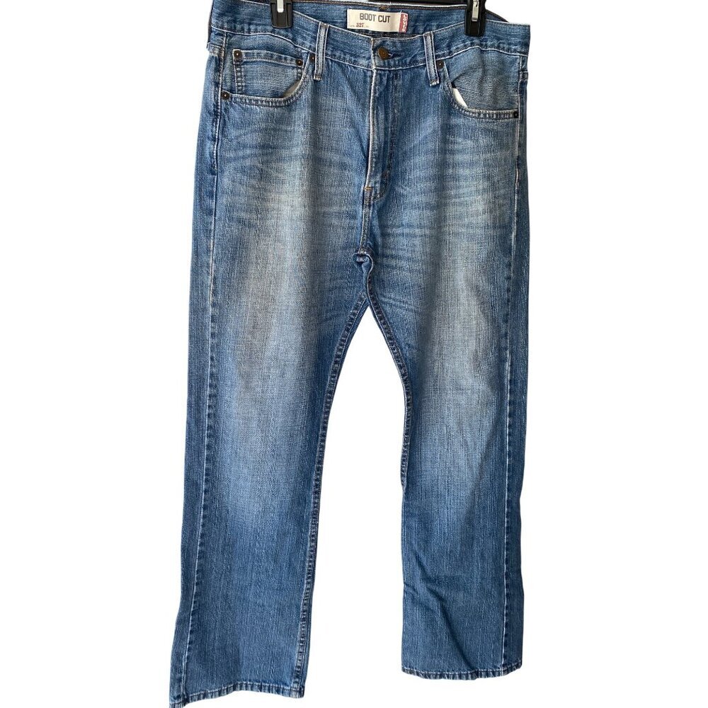 Levis 527 Boot Cut Mens Jeans W36 L32 Medium Wash Denim